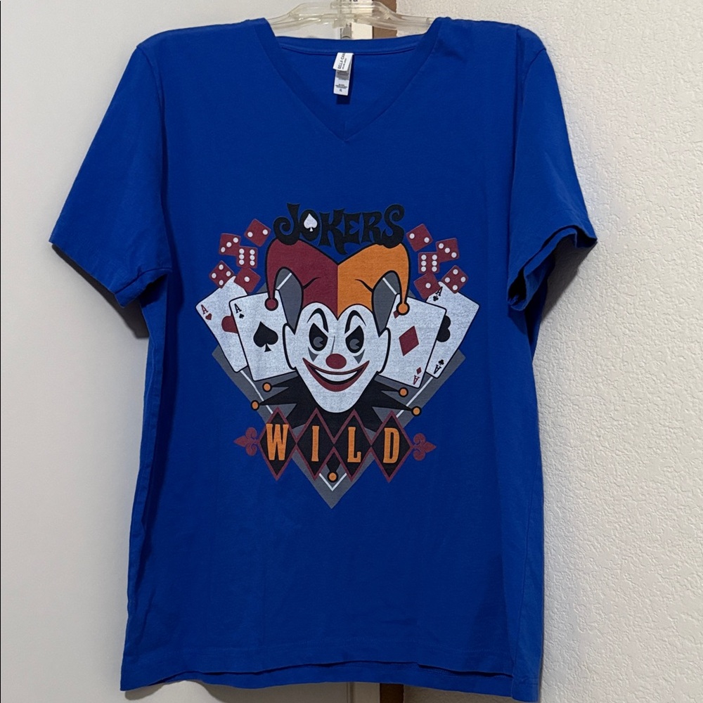 Bella Canvas Blue Joker Graphic Tee
